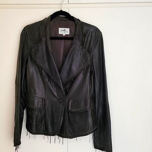 Leather jacket